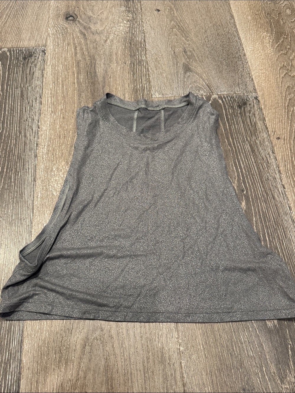 lululemon athletica Metallic Charcoal Performance Tank Top AZ